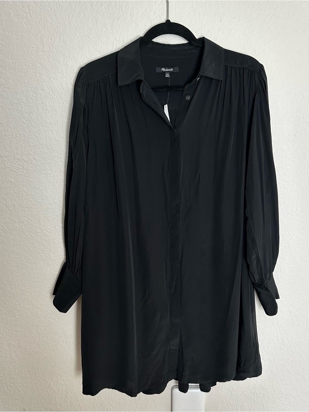 Madewell Black Casual Button-Down Shirt